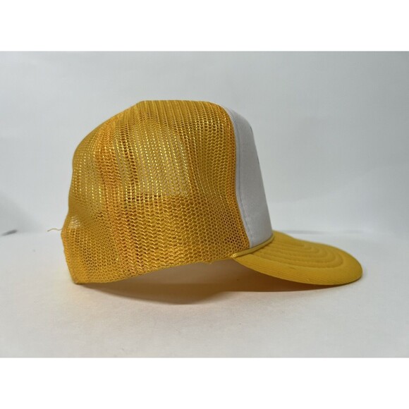 Vintage SnapBack Yellow Mackinac Island Hat Cap J Hats - Picture 3 of 8